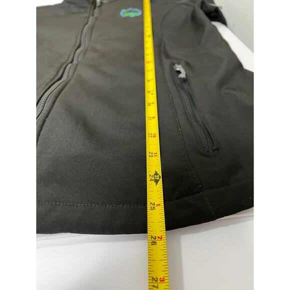 Eddie Bauer Fleece Lined Jacket - Black, Embroidered, Large - Picture 8 of 9